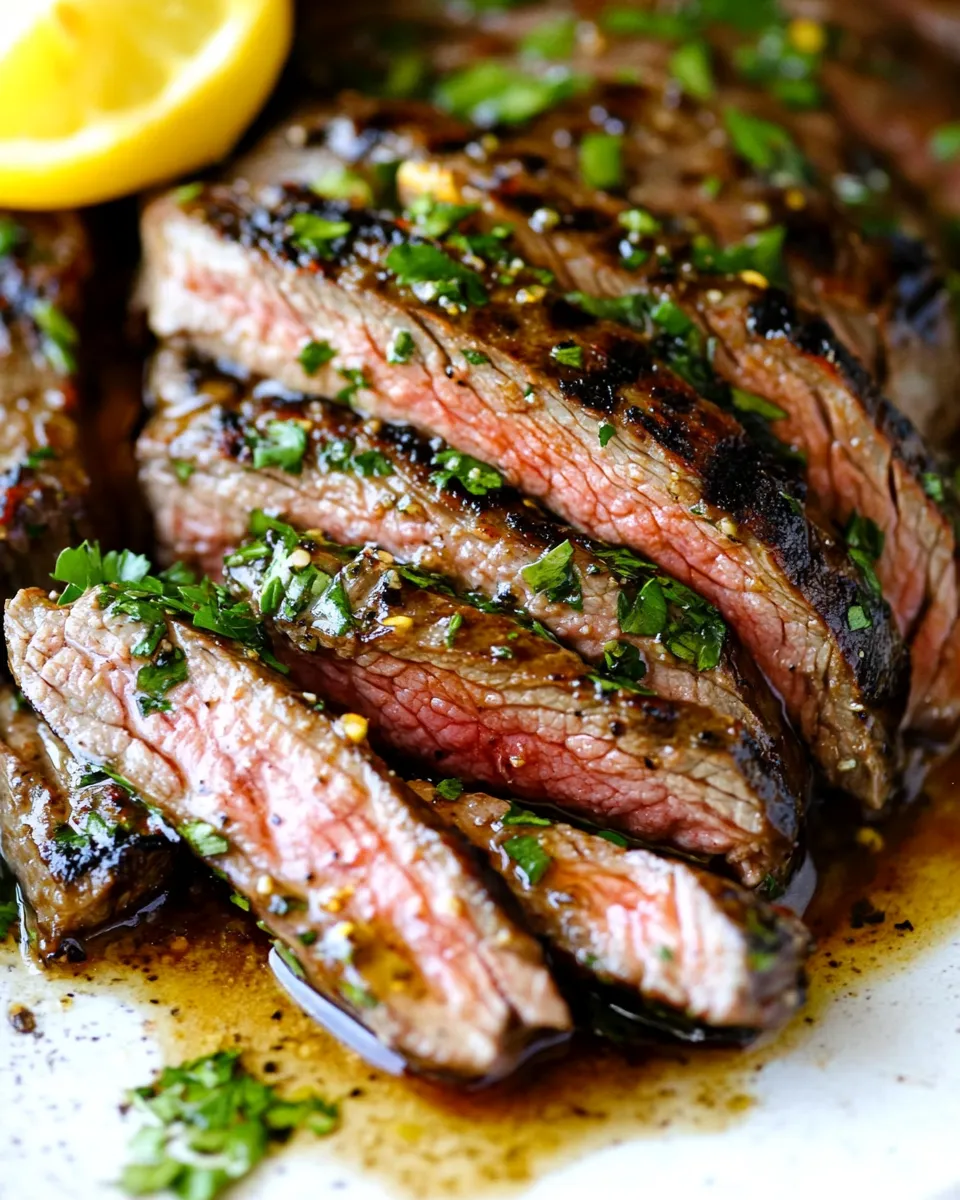 Homemade Flank Steak Marinade Recipe (To Sear, Grill, OR Broil Finish) photo