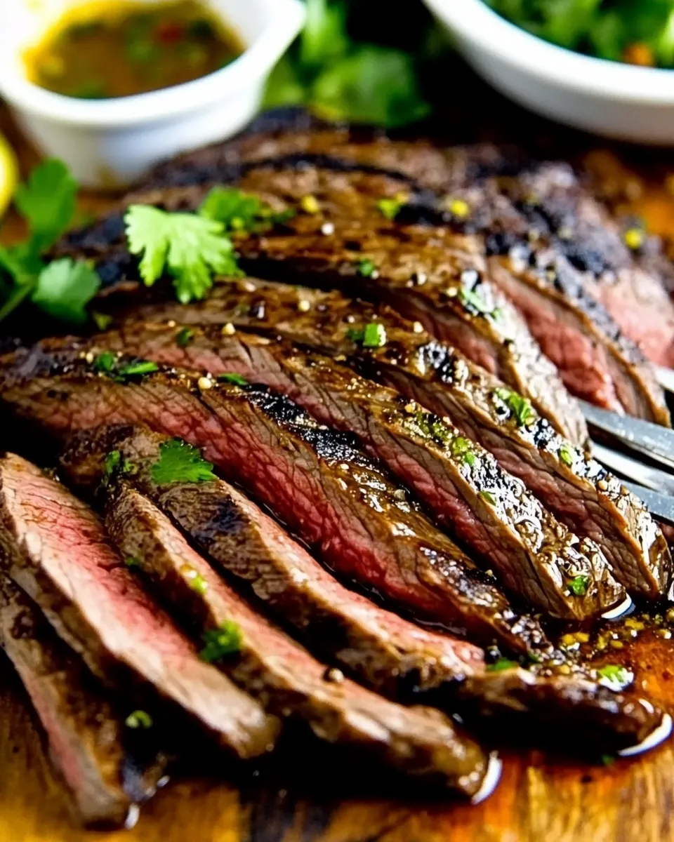 Classic Flank Steak Marinade Recipe (To Sear, Grill, OR Broil Finish) image