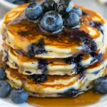 Homemade Fluffy Blueberry Pancakes recipe photo