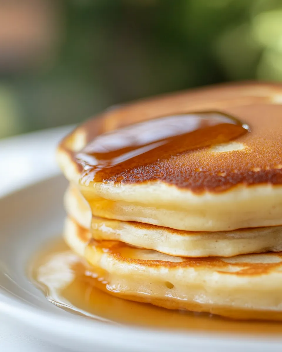 Delicious Fluffy Gluten-Free Sourdough Pancakes shot