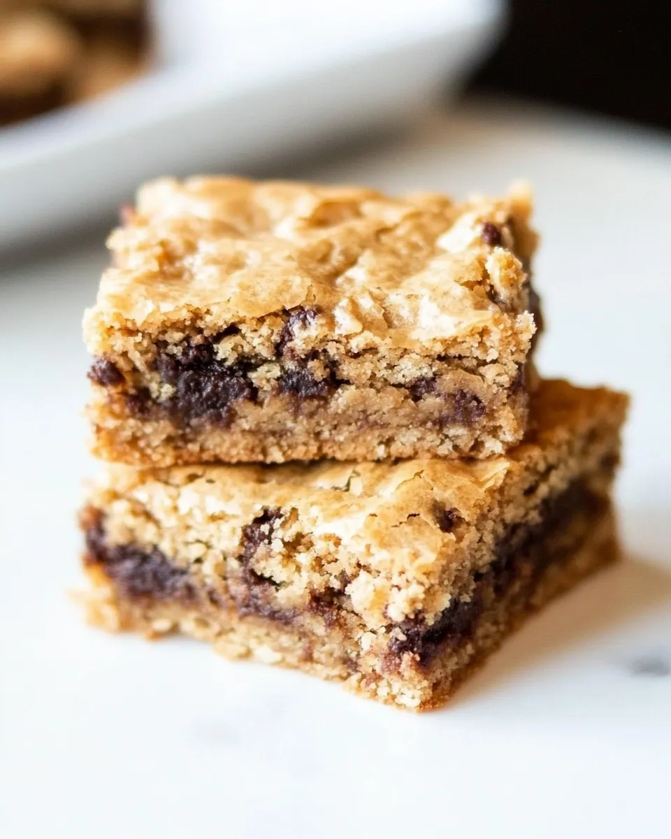 Delicious Fosters Market Blondies shot