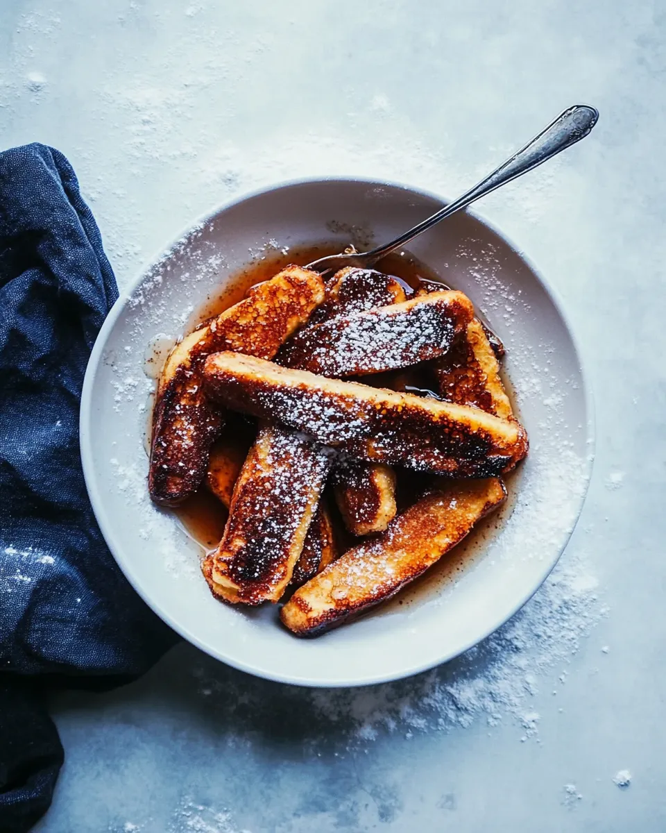 Homemade French Toast Sticks Recipe photo