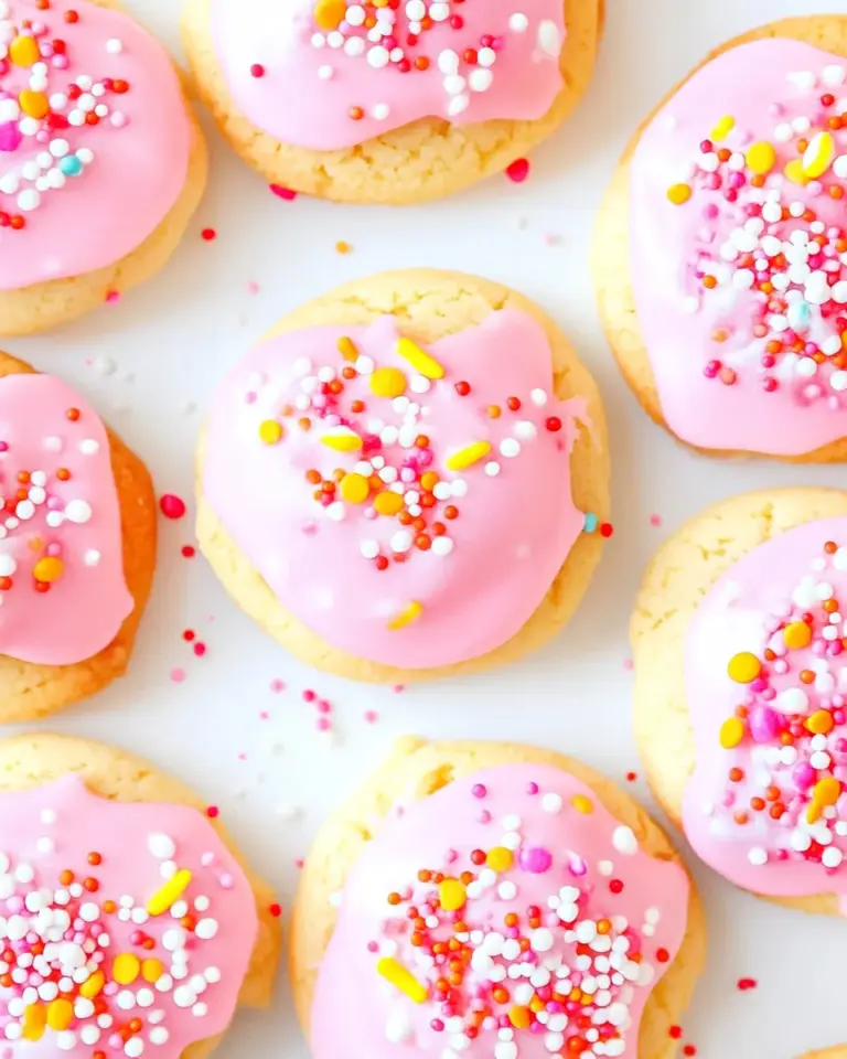 Homemade Frosted Soft Sugar Cookies photo