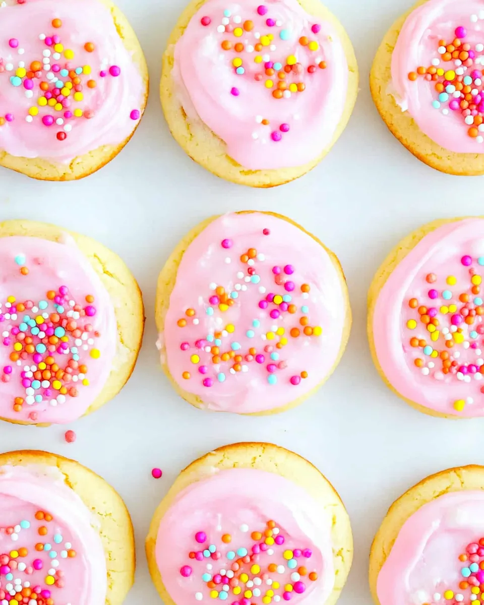 Delicious Frosted Soft Sugar Cookies shot