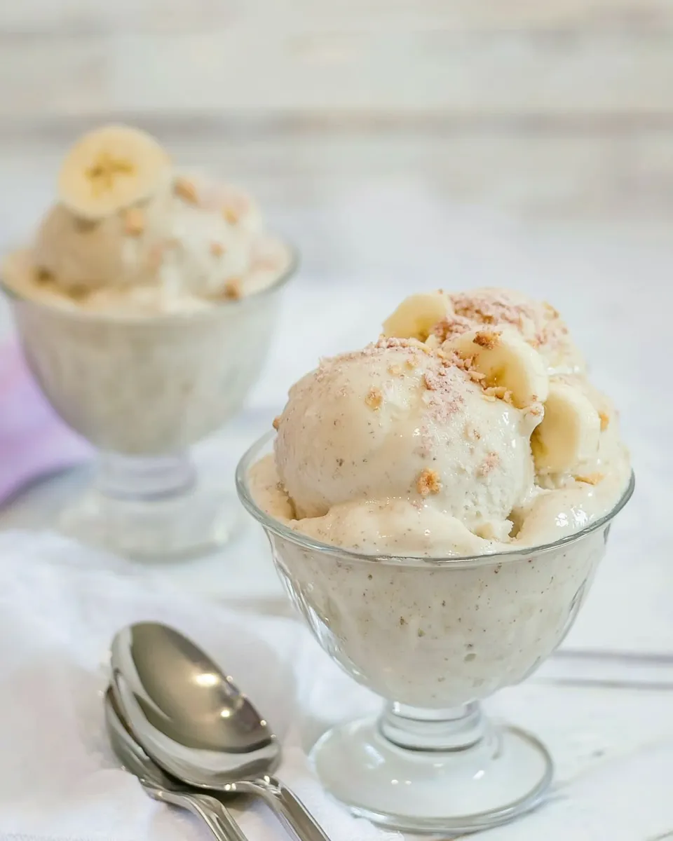 Delicious Frozen Banana Ice Cream photo