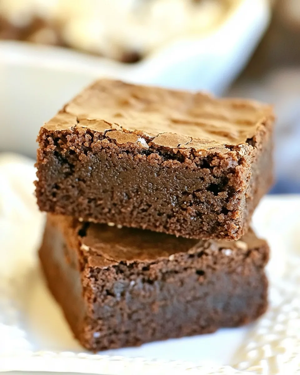 Homemade Fudgy Toffee Flourless Brownies recipe photo