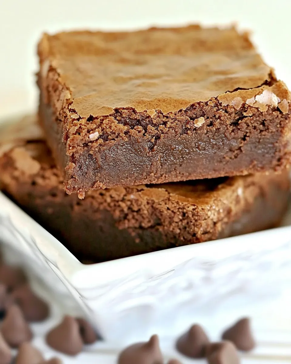 Easy Fudgy Toffee Flourless Brownies picture