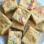 Homemade Funfetti Blondies Recipe photo