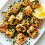 Homemade Garlic Butter Salmon Bites photo