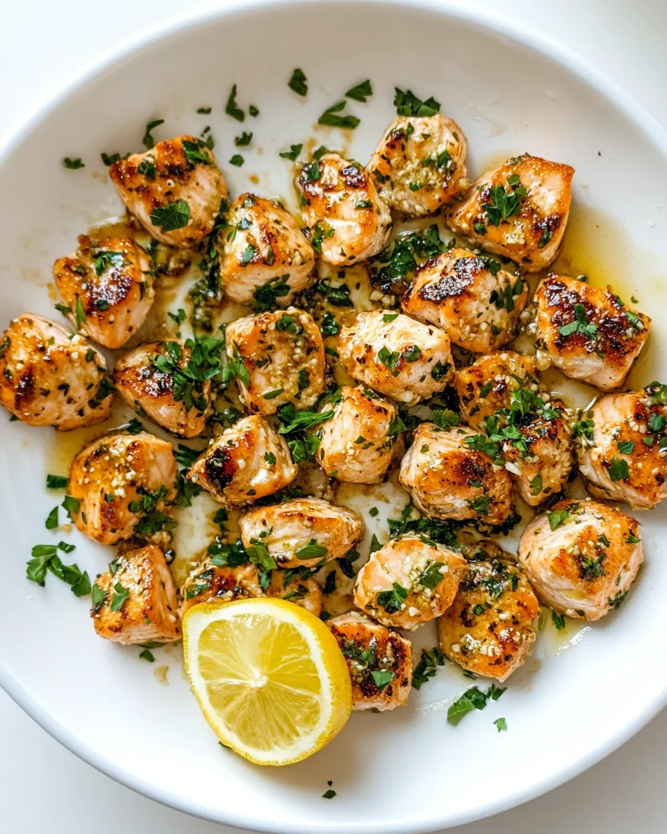 Easy Garlic Butter Salmon Bites picture