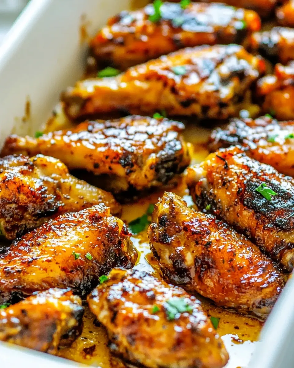 Homemade Garlic Chicken Wings photo
