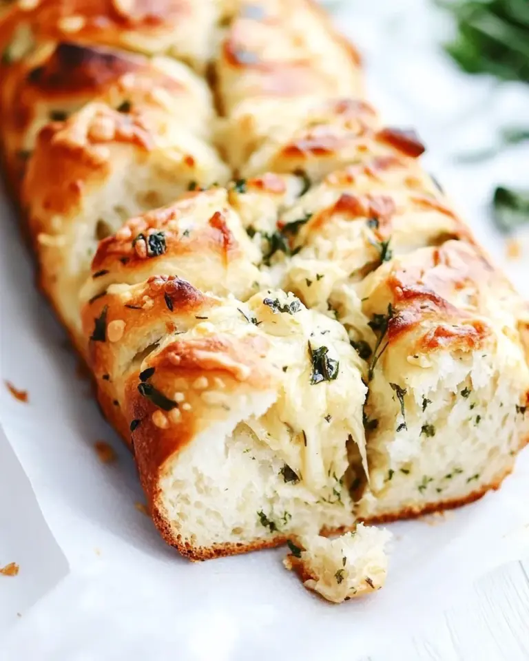 Homemade Garlic Herb and Cheese Pull Apart Bread photo