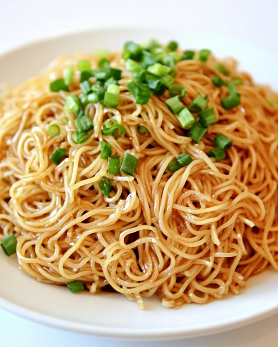 Homemade Garlic Scallion Noodles photo