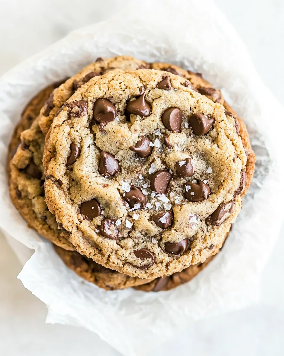 Delicious Giant Paleo Chocolate Chip Cookies shot