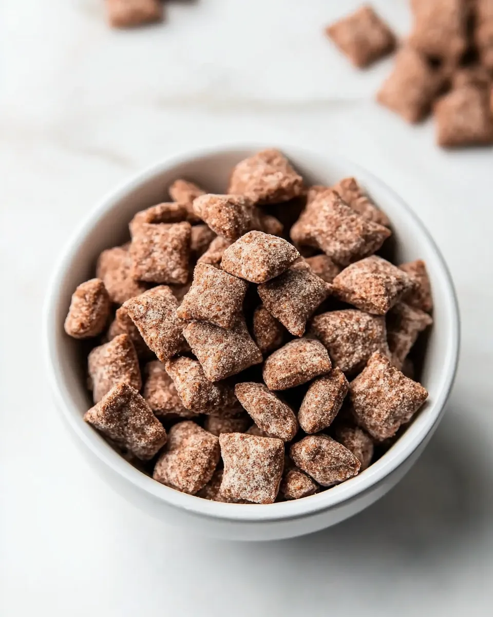 Delicious Gluten-Free Protein Puppy Chow (Muddy Buddies) shot