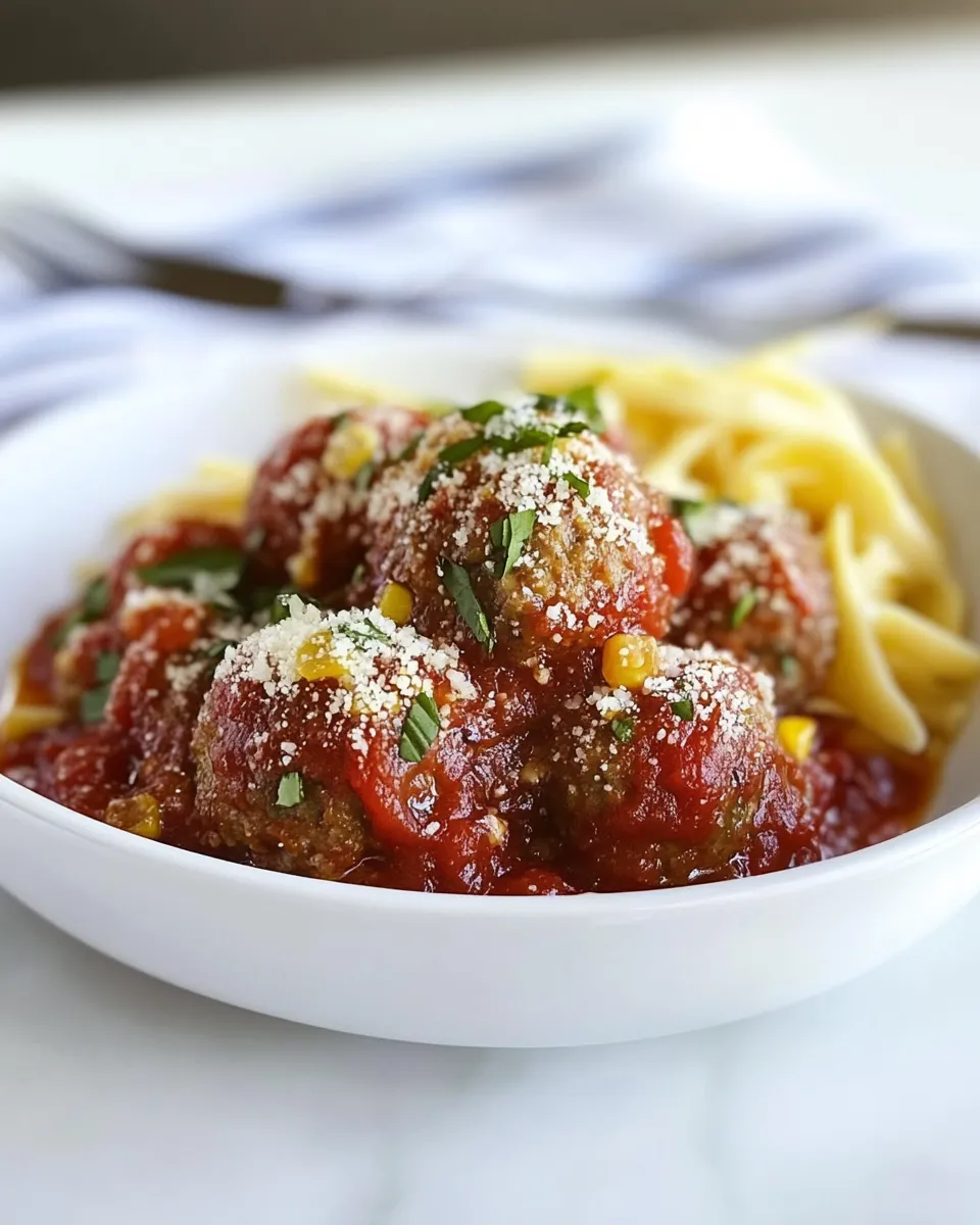 Delicious Gluten Free Meatballs shot