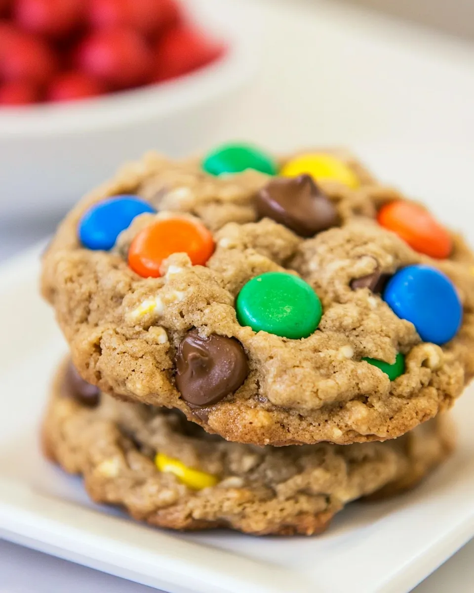 Easy Gluten Free Monster Cookies recipe image
