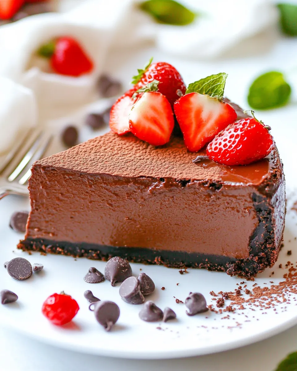 Classic Godiva Chocolate Cheesecake Recipe image