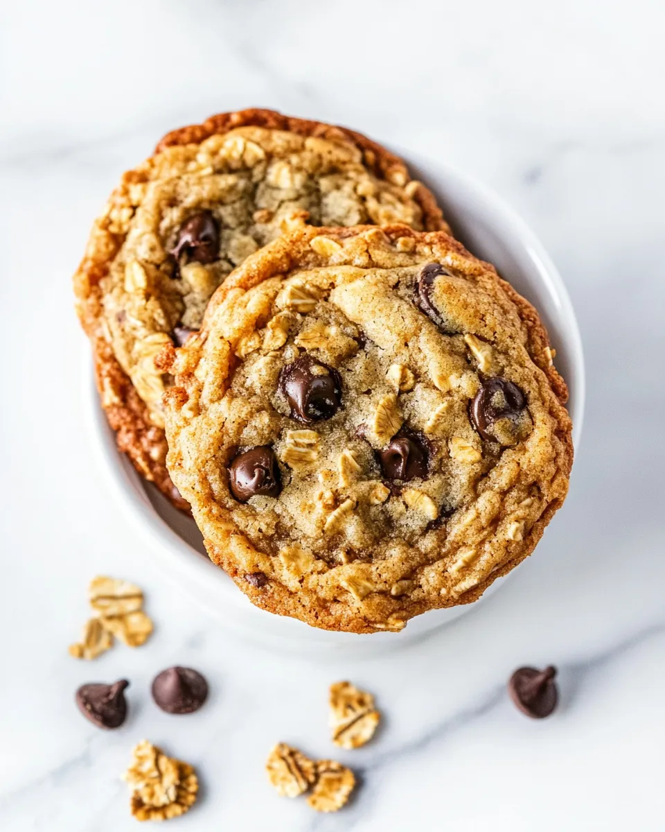 Classic Granola Chocolate Chip Cookies image