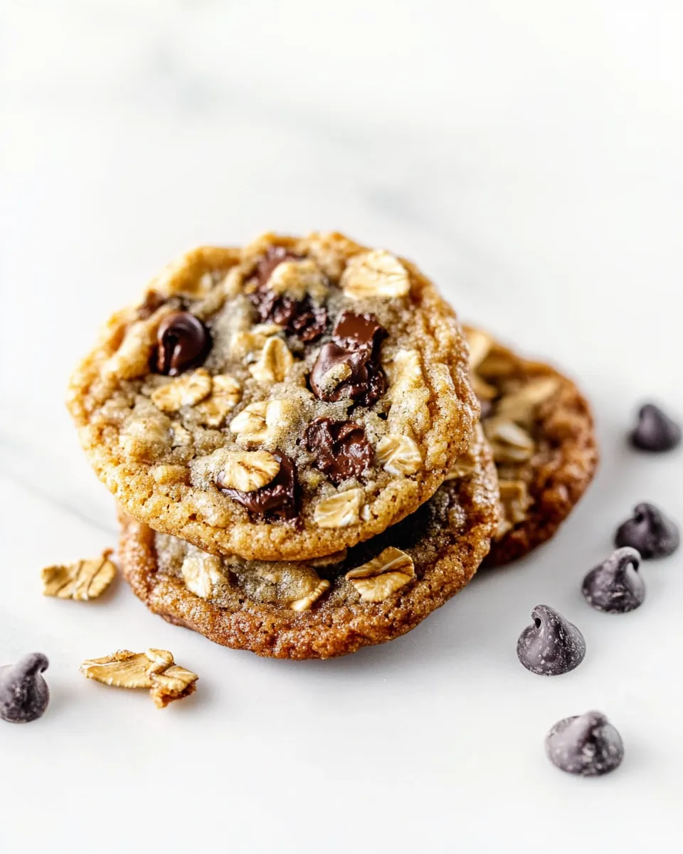 Delicious Granola Chocolate Chip Cookies shot