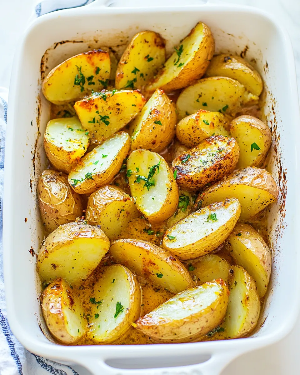 Classic Greek Lemon Potatoes Recipe image