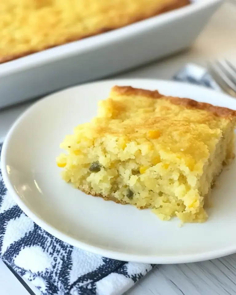 Homemade Green Chile Cheddar Cheese Cornbread photo
