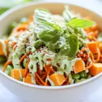 Homemade Green Curry Sweet Potato Noodle Bowls photo