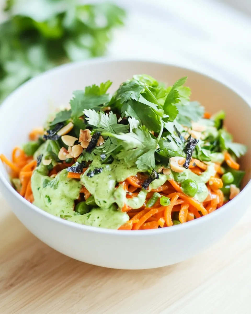 Easy Green Curry Sweet Potato Noodle Bowls recipe photo