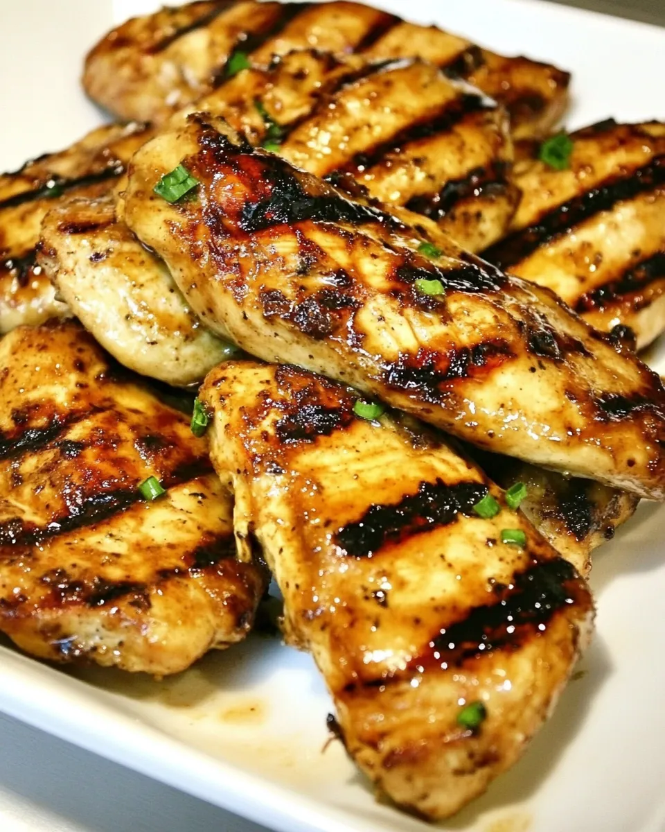 Delicious Grill The Perfect BBQ Marinated Chicken Summer Is Here! shot