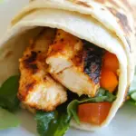 Homemade Grilled Chicken Wrap photo
