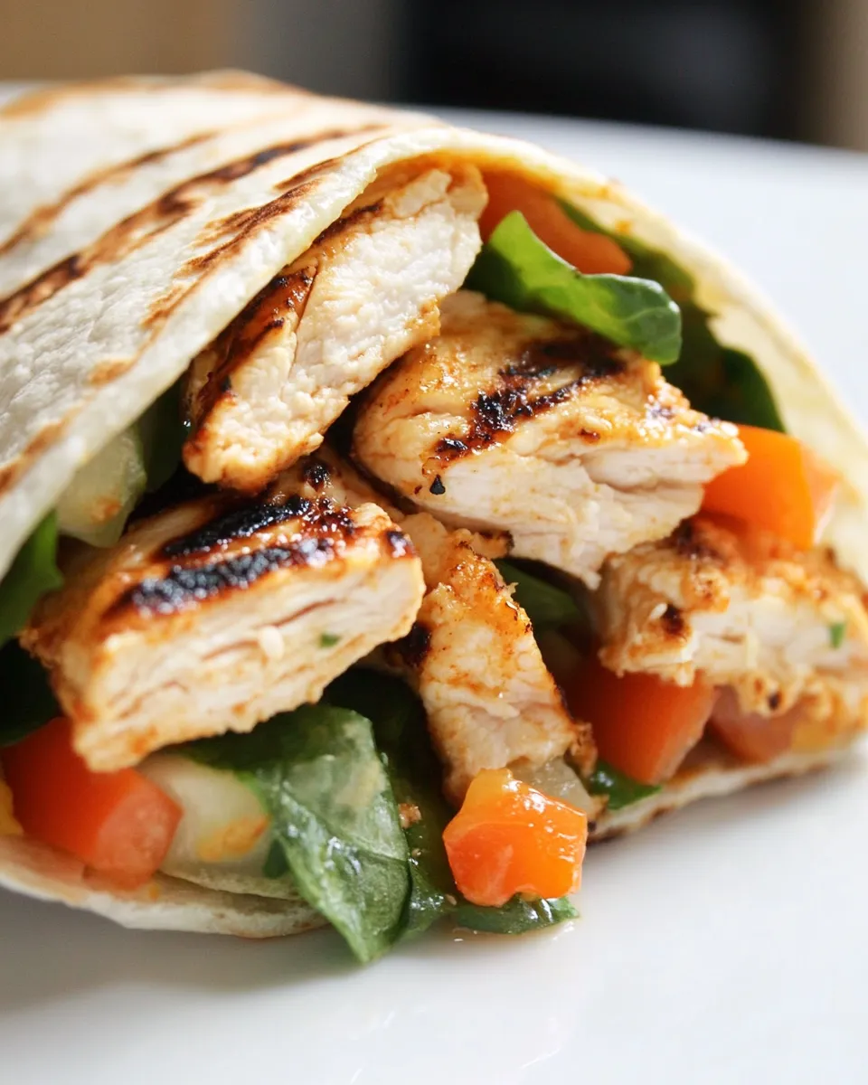 Classic Grilled Chicken Wrap image