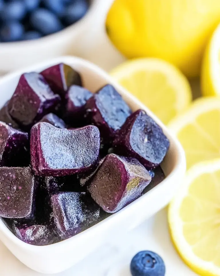 Homemade Gut Healing Blueberry and Lemon Gummies Recipe photo