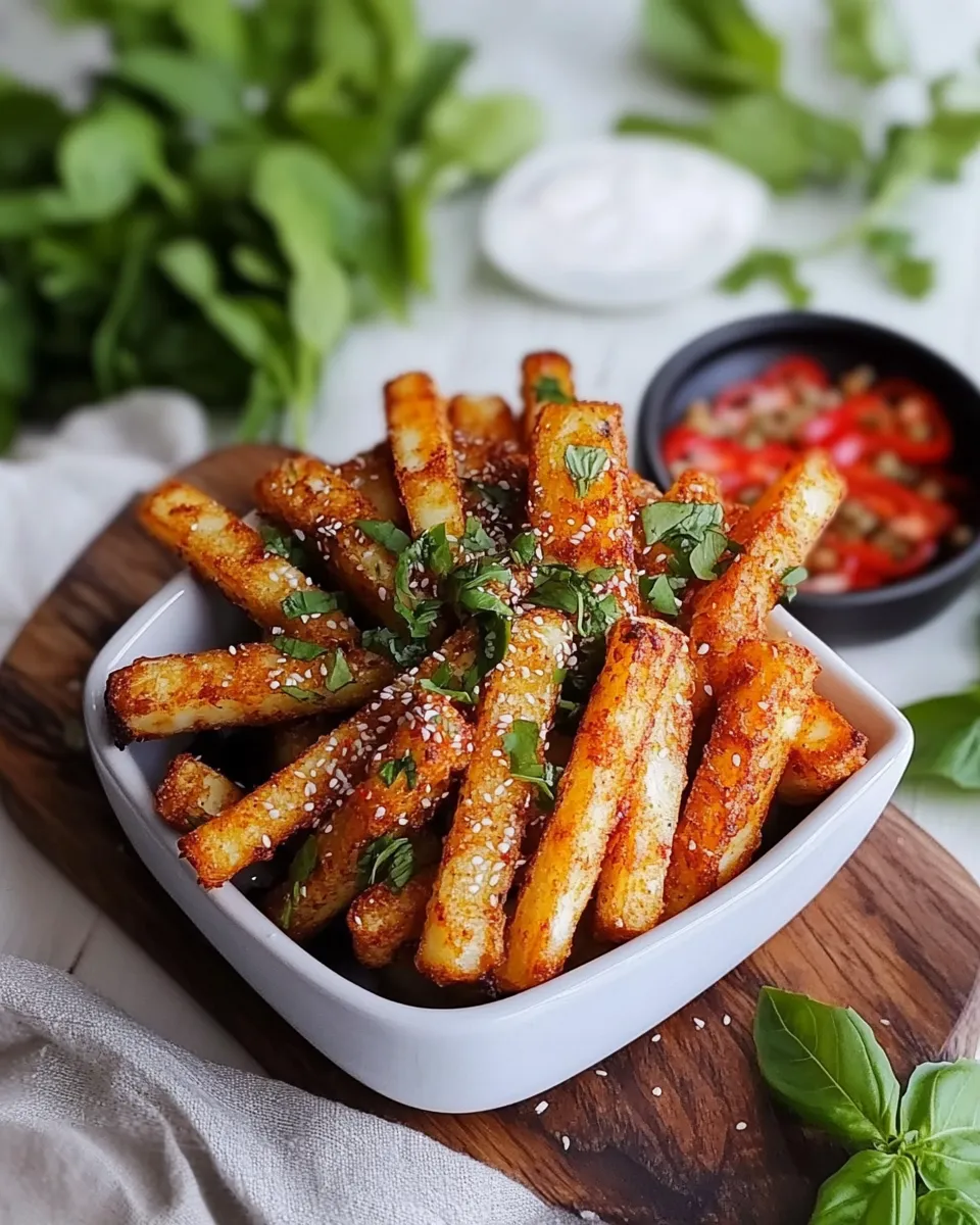 Delicious Halloumi Fries shot