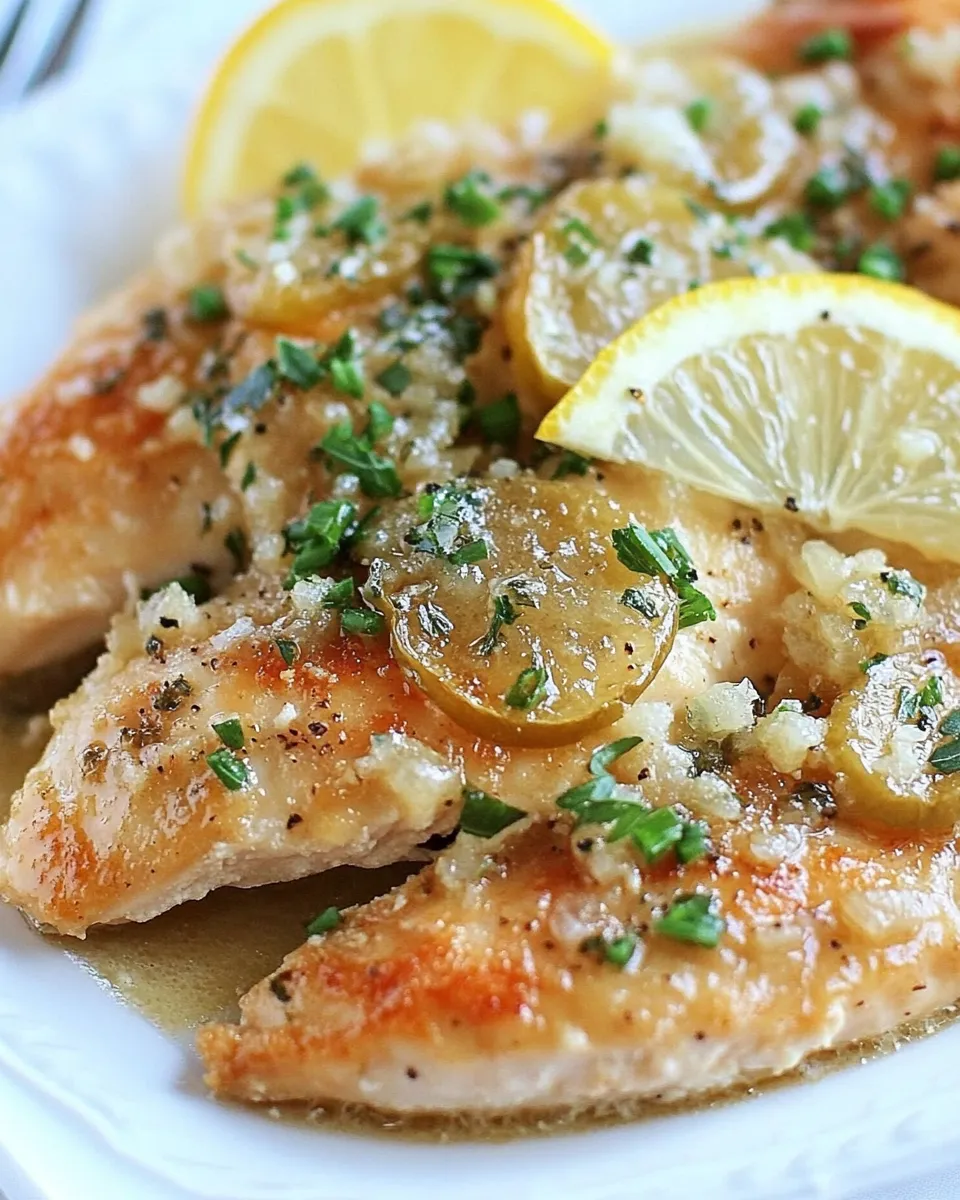 Homemade Healthy Chicken Piccata recipe photo