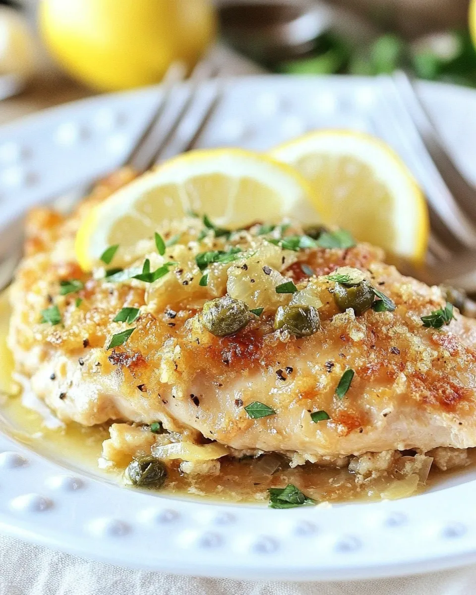 Delicious Healthy Chicken Piccata image