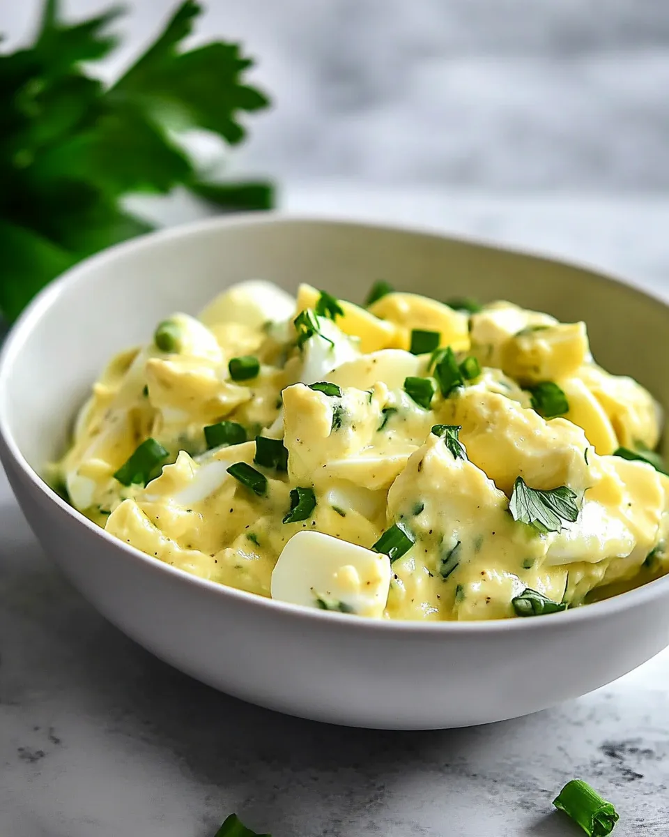 Delicious Healthy Egg Salad shot