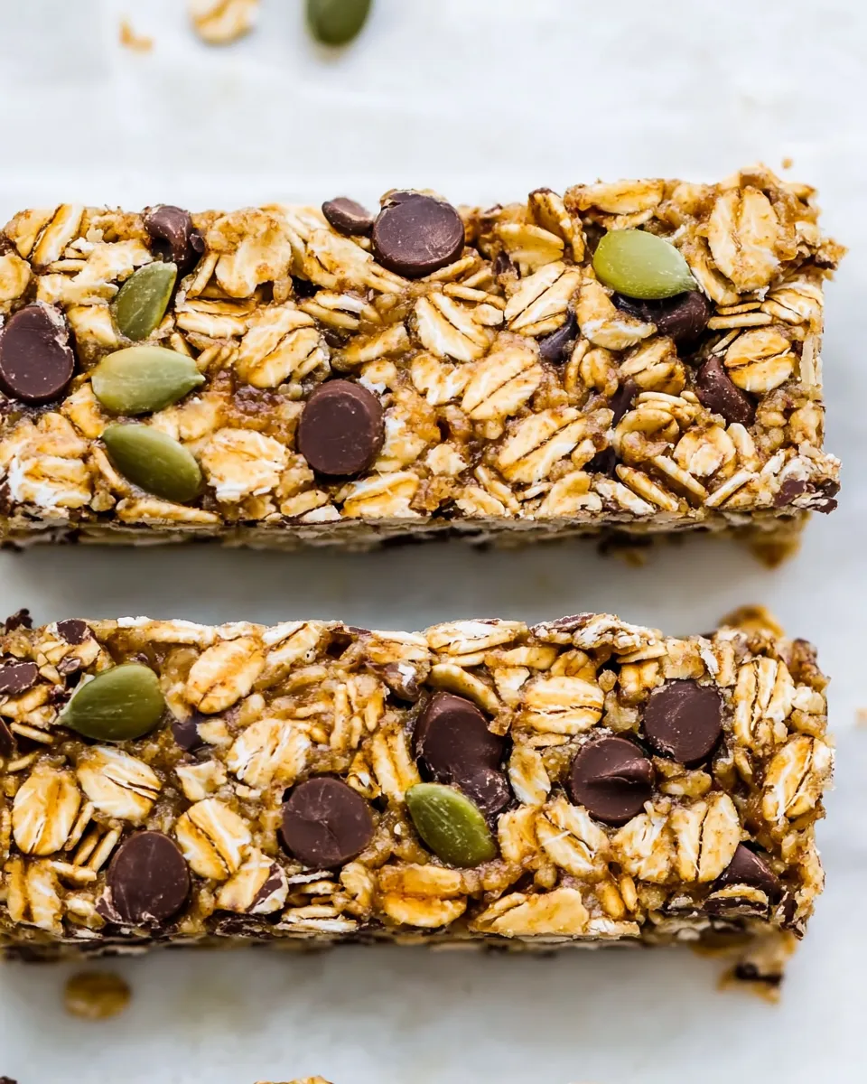 Delicious Healthy Granola Bars shot