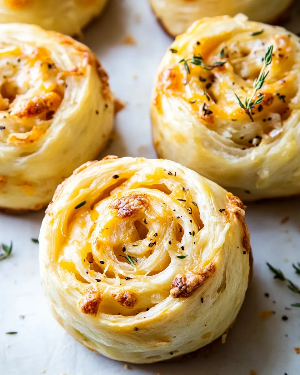 Healthy Herby Everything Cheddar Swirl Buns. picture