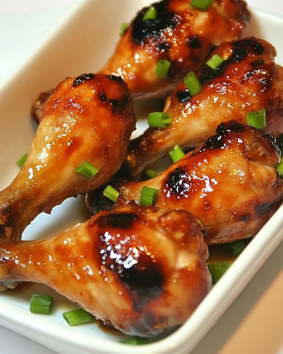 Delicious Hoisin Chicken Drumsticks shot
