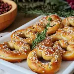 Delicious Homemade Blue Cheese Mini Pretzels photo