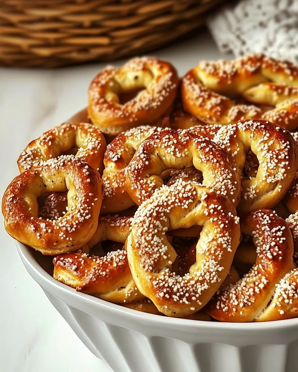 Best Homemade Blue Cheese Mini Pretzels shot