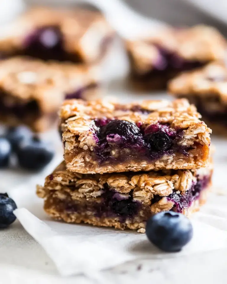 Savory Homemade Blueberry Nutri Grain Bars. image