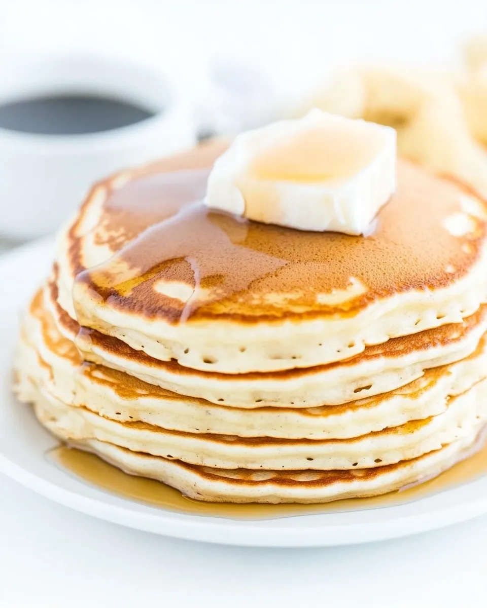 Classic Homemade Buttermilk Pancakes Recipe image