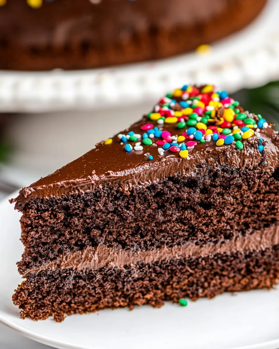 Easy Homemade Chocolate Cake Recipe picture
