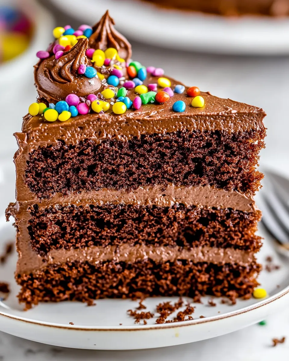 Best Homemade Chocolate Cake Recipe shot