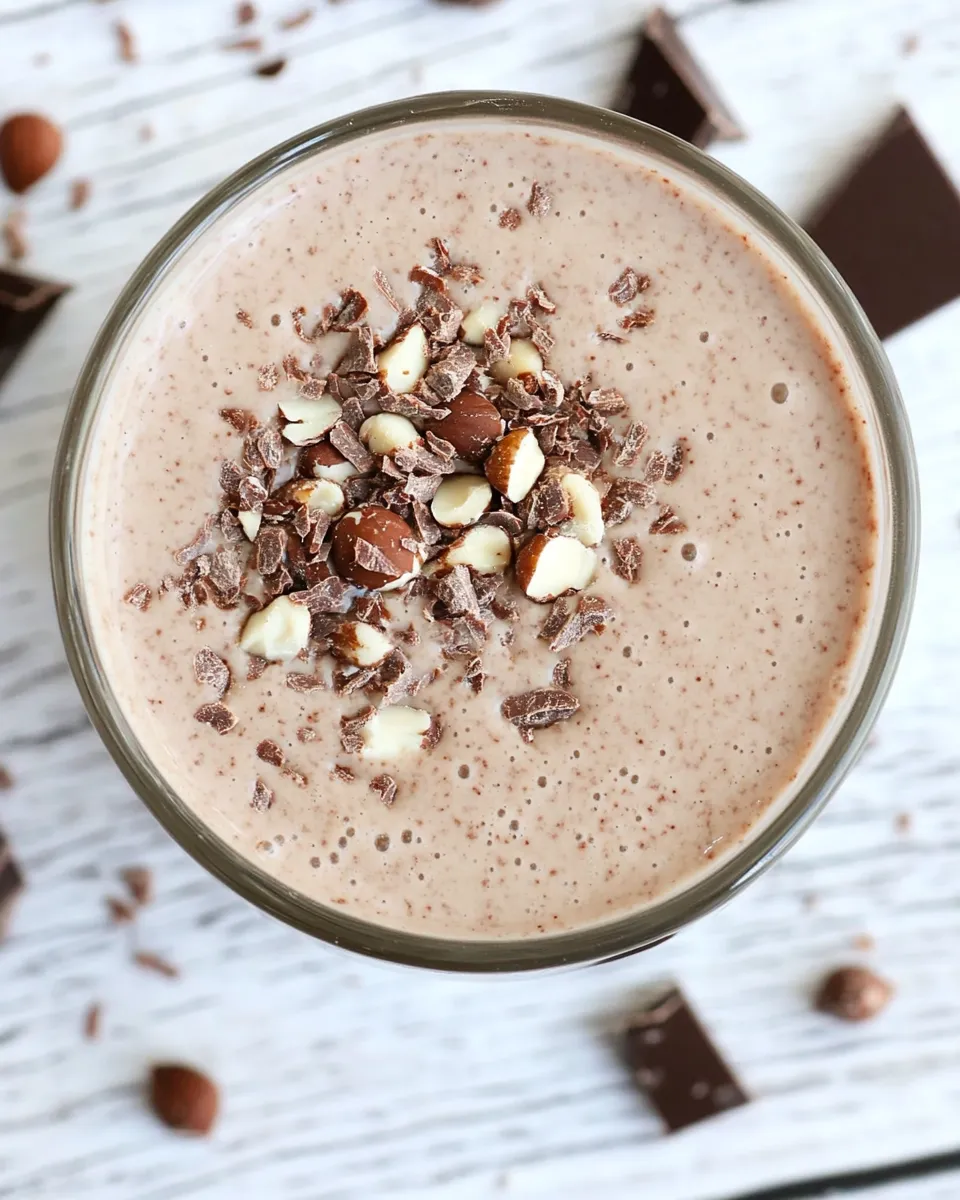 Healthy Homemade Chocolate Hazelnut Milk image