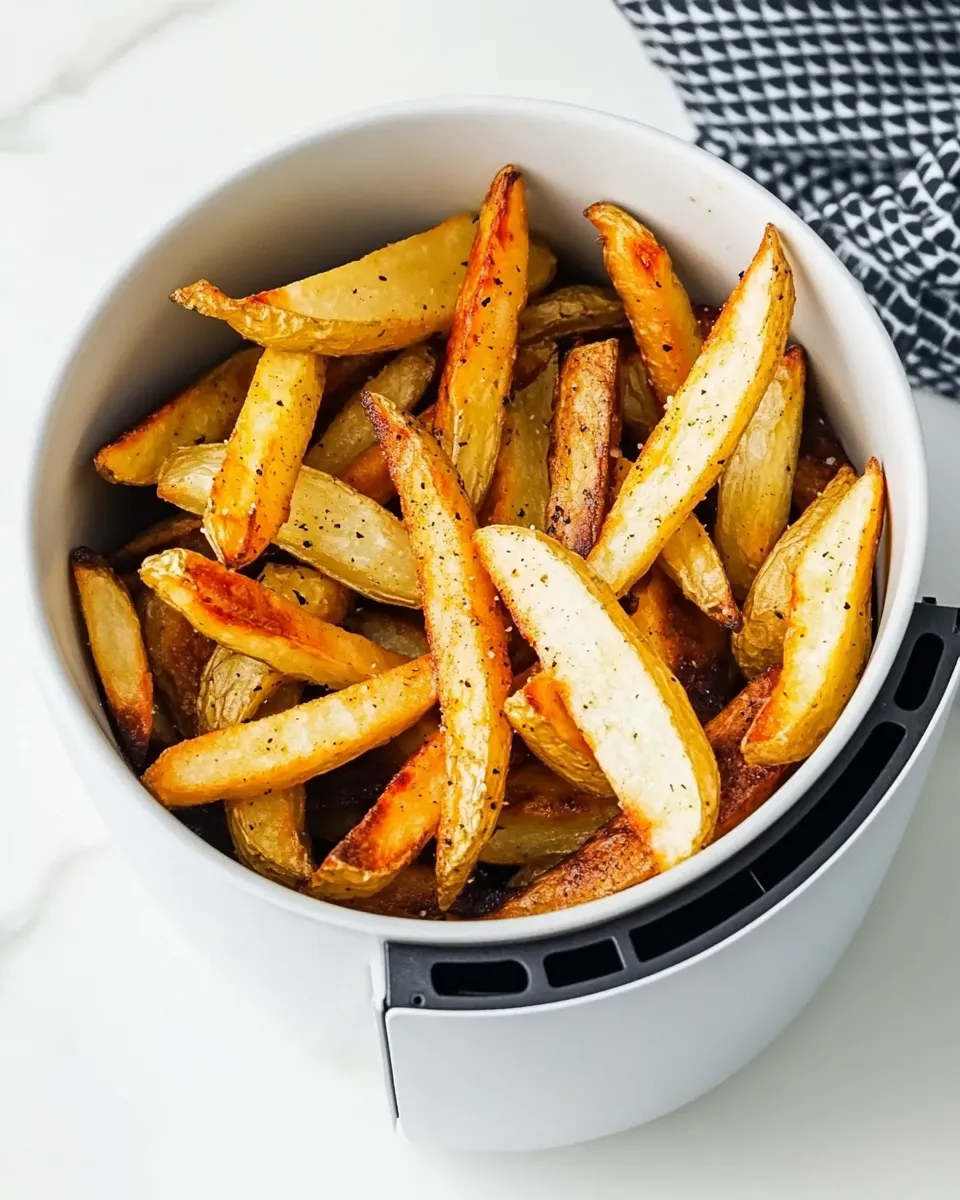 Delicious Homemade French Fries In Air Fryer image