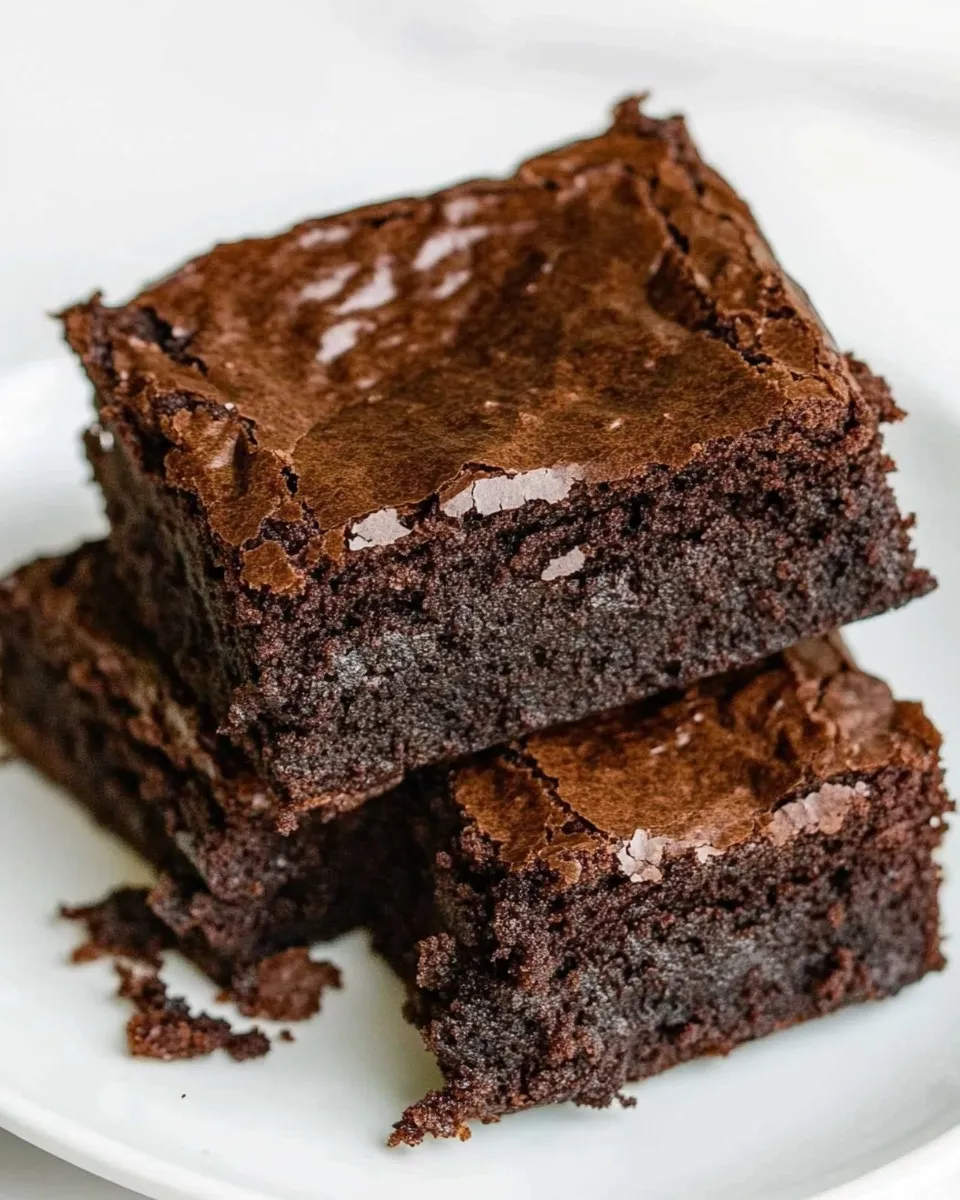Perfect Homemade Fudgy Brownies recipe image