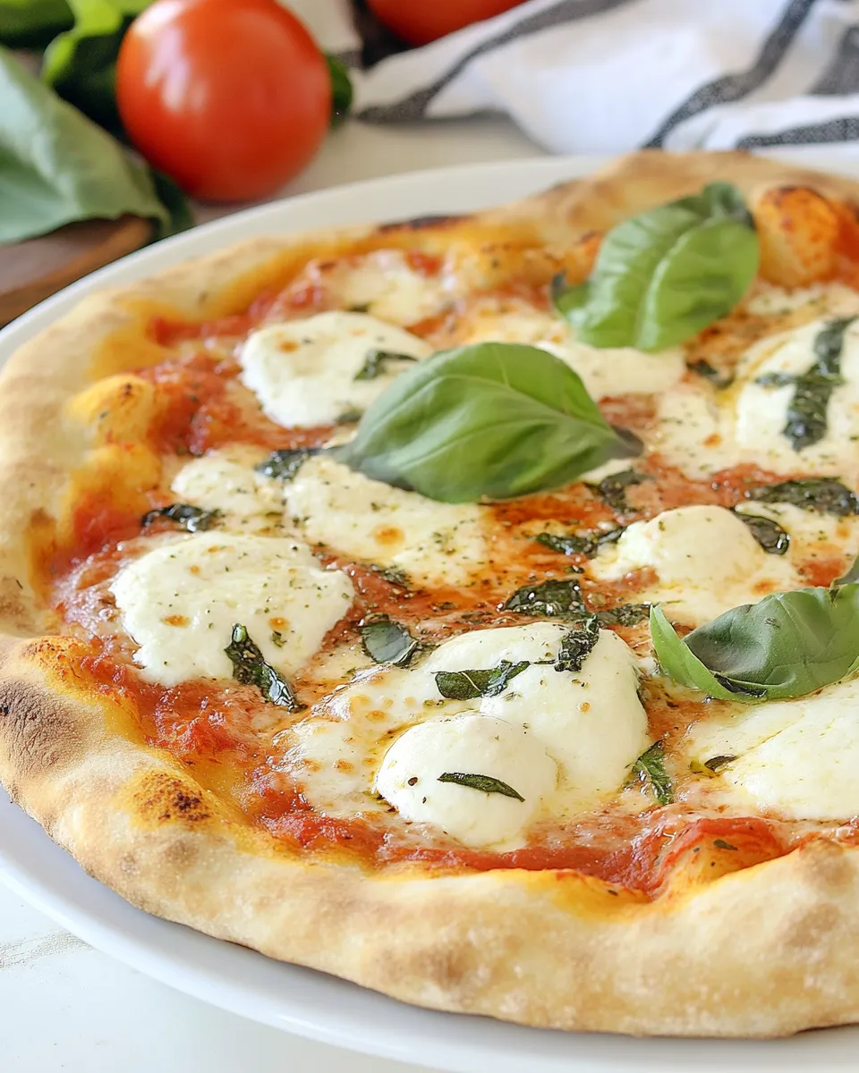 Classic Homemade Pizza Margherita image