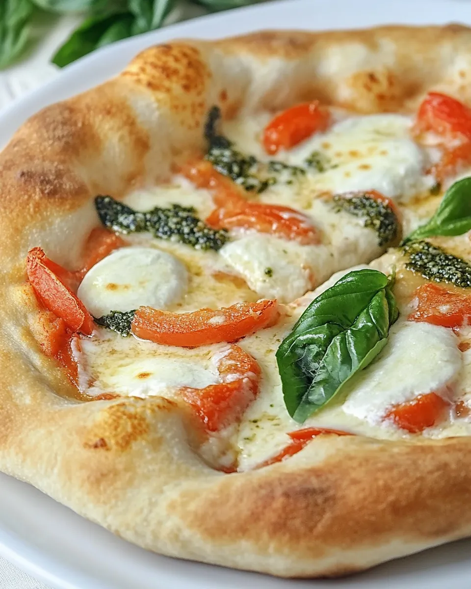 Easy Homemade Pizza Margherita picture